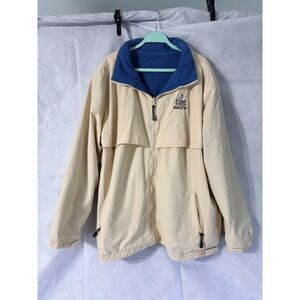 Baltic Princess Cruise Reversible Jacket Tan With Fleece Lining Full Zip X-Large